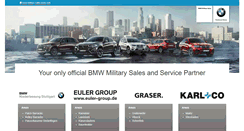 Desktop Screenshot of militarysalesbmw.com