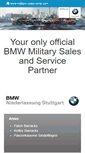 Mobile Screenshot of militarysalesbmw.com